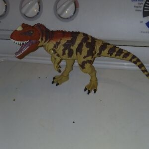 Realistic Dinosaur Reptile Toy - Red and Brown